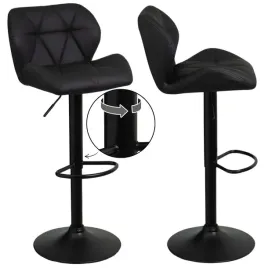 hoker-regulowany-skorzany-metalowy-do-jadalni-krzeslo-barowe-czarne-105-cm