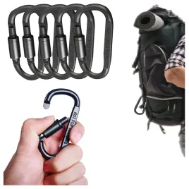 5x-uchwyt-aluminiowy-karabinczyk-turystyczny-z-blokada-8cm-survival-czarny