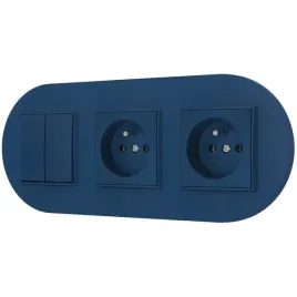 wlacznik-podwojny-i-dwa-gniazda-pojedyncze-z-ramka-okragla-mini-navy-blue