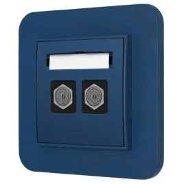 gniazdo-antenowe-2x-z-ramka-zaokraglona-seria-mini-kolor-navy-blue