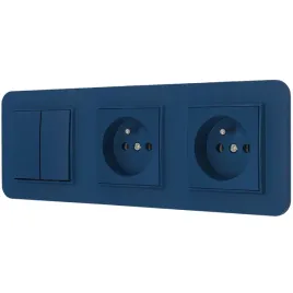 wlacznik-podwojny-i-dwa-gniazda-pojed-z-ramka-zaokraglona-mini-navy-blue