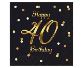 serwetki-33x33-happy-40-birthday-czarne-20szt-pg-s40c