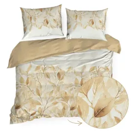 posciel-liscie-220x200-cm-bawelna-satynowa-komplet-2-poszewki-bawelniana