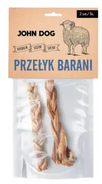john-dog-or-naturalny-suszony-gryzak-dla-psa-przelyk-barani-pleciony-2-szt