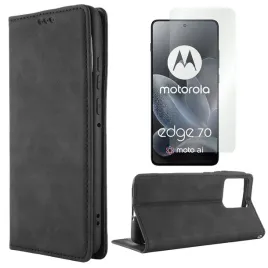 etui-do-motorola-edge-70-5g-pokrowiec-case-smart-retro-czarny-i-szklo