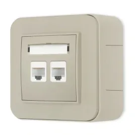 gniazdo-internetowe-2x-zestaw-natynkowy-zaokraglony-seria-mini-taupe