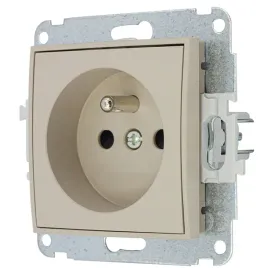 gniazdo-pojedyncze-z-uziemieniem-2p-z-karlik-mini-60mgp-1z-taupe