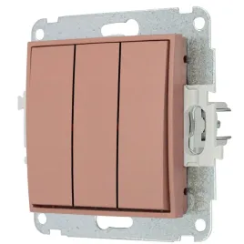 mechanizm-lacznika-potrojnego-karlik-seria-mini-62mwp-7-kolor-lososiowy
