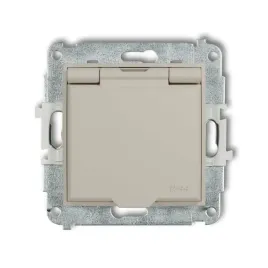 gniazda-bryzgoszczelne-z-uziemieniem-karlik-mini-60mgpb-1zp-taupe