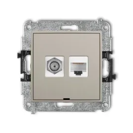 gniazdo-antenowe-f-1xrj45-kat-6-karlik-mini-60mgfkbo-3-taupe