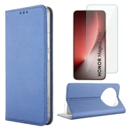 etui-do-honor-magic-8-lite-x70-x9d-smart-magnet-granatowy-pokrowiec-i-szklo