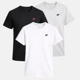 t-shirt-meski-4f-koszulka-zestaw-komplet-3-sztuki-m-ttshm3341