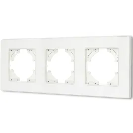 ramka-potrojna-modern-q-bialy-akryl-linia-acrylic-shine-tg-mq-pa003w
