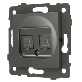 gniazdo-lan-podwojne-2xrj45-kat-6-modern-q-szare-tg-mq-626g