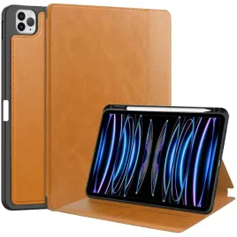 etui-do-apple-ipad-air-11-2024-m2-6-gen-leather-case-pen-brazowe-i-szklo