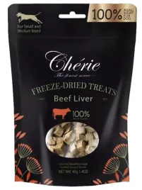 cherie-freeze-dried-liofilizowane-smaczki-dla-psow-watroba-wolowa-40g
