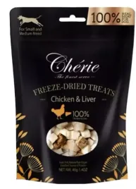 cherie-freeze-dried-liofilizowane-smaczki-dla-psow-kurczak-i-watroba-40g