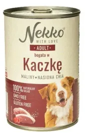 nekko-or-adult-karma-mokra-dla-psa-or-kaczka-malina-nasiona-chia-400g