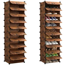 wysoka-szafka-na-buty-brazowy-regal-waska-modulowa-na-korytarz-do-garderoby