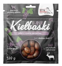 syta-micha-or-super-kielbaski-or-przysmak-dla-psa-jelen-z-porzeczka-100g