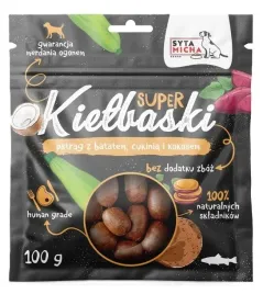 syta-micha-or-super-kielbaski-or-przysmak-dla-psa-pstrag-batat-cukinia-100g