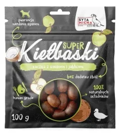 syta-micha-or-super-kielbaski-or-przysmak-dla-psa-kaczka-kokos-jablko-100g