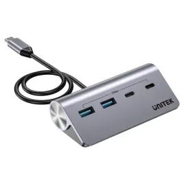 unitek-hub-alumininiowy-usb-a-usb-c-z-4-portami-5gbps