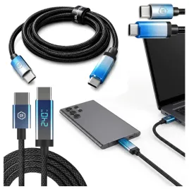 2x-kabel-pd-2x-usb-c-5a-240w-ekran-lcd-1-2m-przewod-oplot-szybkie-ladowanie