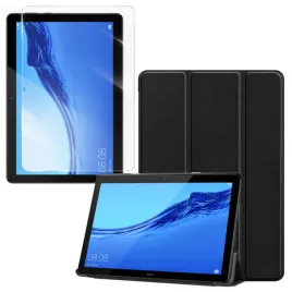 etui-do-huawei-mediapad-t5-10-1-case-pokrowiec-smartcase-czarne-i-szklo