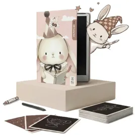 kidbook-rabbit-tablet-graficzny-lcd-z-kartami-pracy-do-rysowania-kidinex