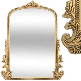 lustro-scienne-51-x-41cm-rama-zlota-zdobiona-glamour-eleganckie-dekoracyjne