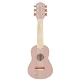 little-dutch-drewniana-gitara-dla-dzieci-rozowa-safari-friends