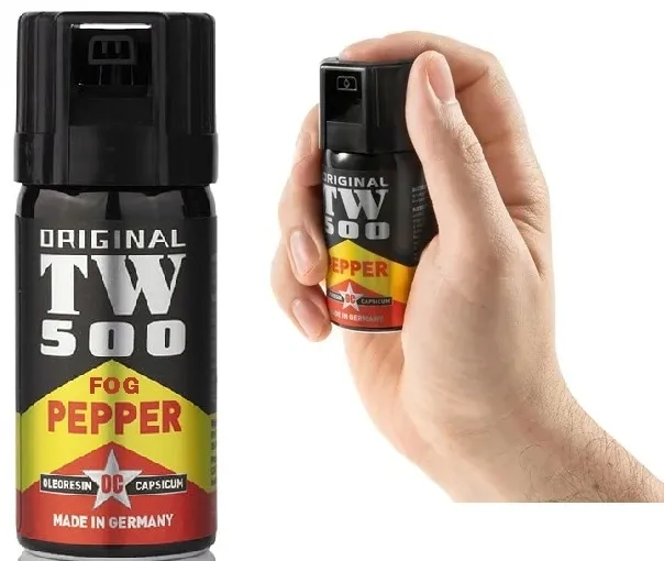 Mocny Niemiecki Gaz Pieprzowy Gaz Obronny Hoernecke TW500 Chmura OC10% 40ml