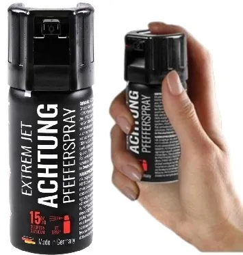 Mocny Niemiecki Gaz Pieprzowy Obronny Umarex Achtung eXtrem 40 ml Jet 15%