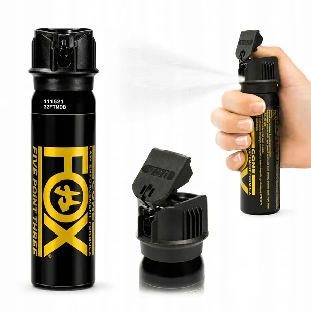 Gaz Pieprzowy FOX LABS Five Point Three 85 ml Chmura 5 300 000 SHU + UV