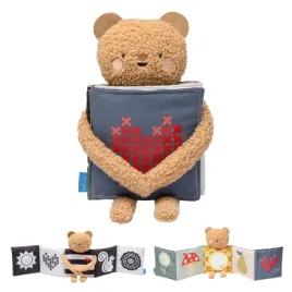 taf-toys-dwustronna-ksiazeczka-sensoryczna-kontrastowa-miekka-przytulny-mis