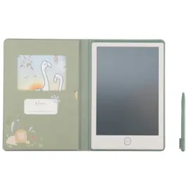 little-dutch-tablet-lcd-z-kartami-do-rysowania-zielony-safari-friends