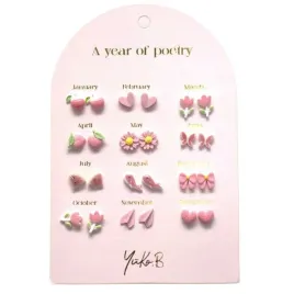 yuko-b-kolczyki-ceramiczne-dla-dzieci-rok-poezji-rozowe-12-par