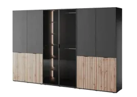 szafa-300cm-z-polkami-garderoba-6-drzwiowa-grafit-czarny-ryflowane-sbox-ps