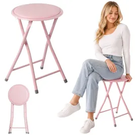 krzeslo-taboret-skladany-metalowy-stolek-pudrowy-roz-do-kuchni-biura-30-cm