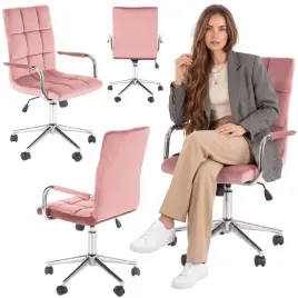 fotel-biurowy-rozowy-velvet-mlodziezowy-tapicerka-pikowana-krzeslo-biuro