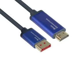 alcasa-4860-sf050b-adapter-kablowy-5-m-displayport-hdmi-niebieski
