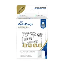 mediarange-mrbtz121-tasmy-do-etykietowania-czarny-na-przezroczystym