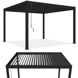 pergola-tarasowa-ogrodowa-zadaszenie-na-taras-deluxe-36x4-antracyt-gutroof