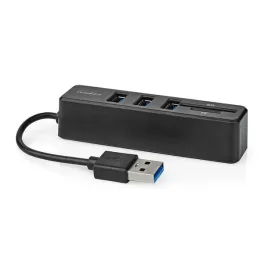 nedis-ccgb60250bk01-huby-i-koncentratory-usb-2-0-type-a-480-mbit-s-czarn