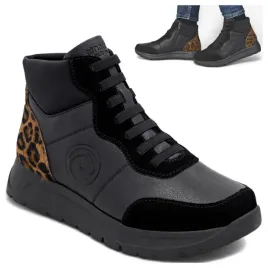 botki-damskie-skorzane-38-remonte-wygodne-sneakersy-jesienne-modne-czarne
