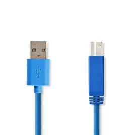 nedis-ccgp61100bu30-kabel-usb-usb-3-2-gen-1-3-1-gen-1-3-m-usb-a-usb-b