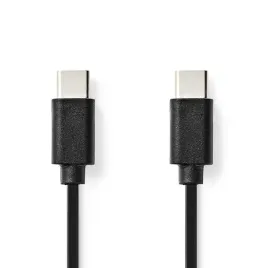 nedis-ccgl60700bk10-kabel-usb-usb-2-0-1-m-usb-c-czarny