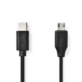 nedis-ccgl60750bk10-kabel-usb-usb-2-0-1-m-micro-usb-b-usb-a-czarny