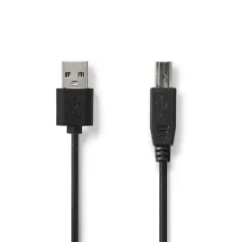 nedis-ccgl60101bk30-kabel-usb-usb-2-0-3-m-usb-a-usb-b-czarny